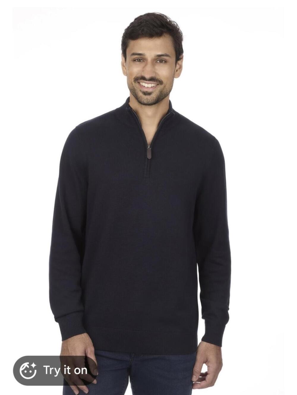 Mens 3XL zip sweatshirt